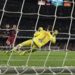 Messi emulated the penalty Cruyff but it was not the only one in history
