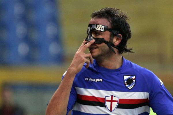 Footballers com mascara il pazzo