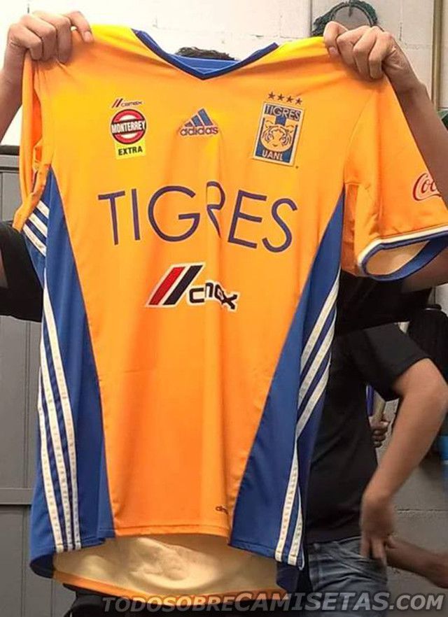 I fan Tiger Club richiede la T-shirt cambiamento produttore di noiao dal passatoo Ésta es la nueva camiseta de Tigres filtrada de manera no oficial. El diseño no varía mucho de los últimos. Foto: todosobrecamisetas.net