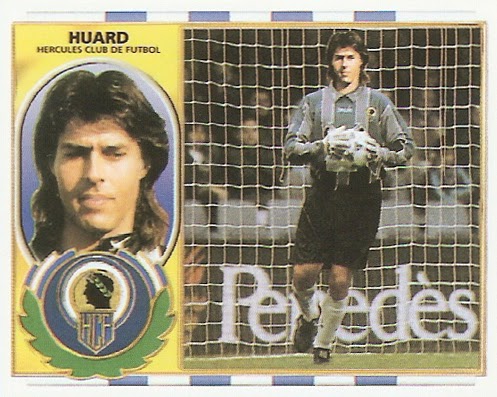 Huard lo hizo tan mal como el que hizo su cromo. 