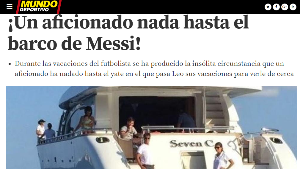 ¡Insólito! ¡Increíble! ¡Notición! Mundo Deportivo lo tenía claro, esta noticia lo era. 