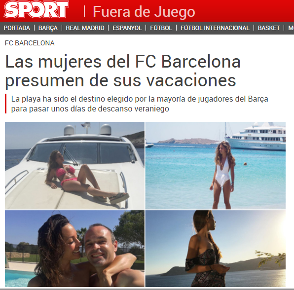 Otra muestra de noticia deportiva indispensable. Foto: Sport