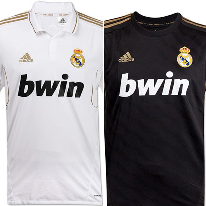 Éstas fueron las camisetas del Real Madrid para la temporada 2011/12.