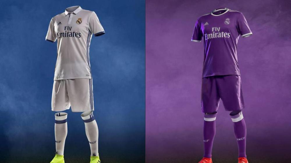 Las camisetas del Real Madrid para la temporada 2016/17.