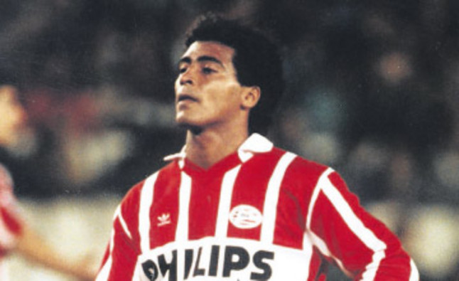 Romario con la zamarra del PSV a finales de los 80, principios de los 90. 