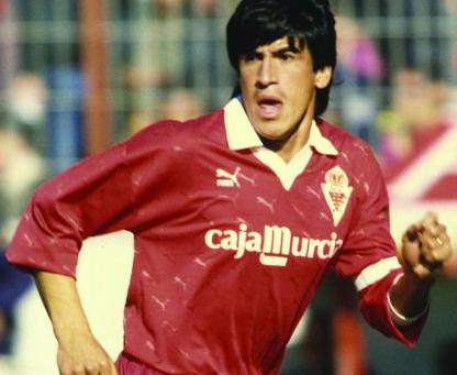 El Toro Aquino en su etapa en el Murcia. 