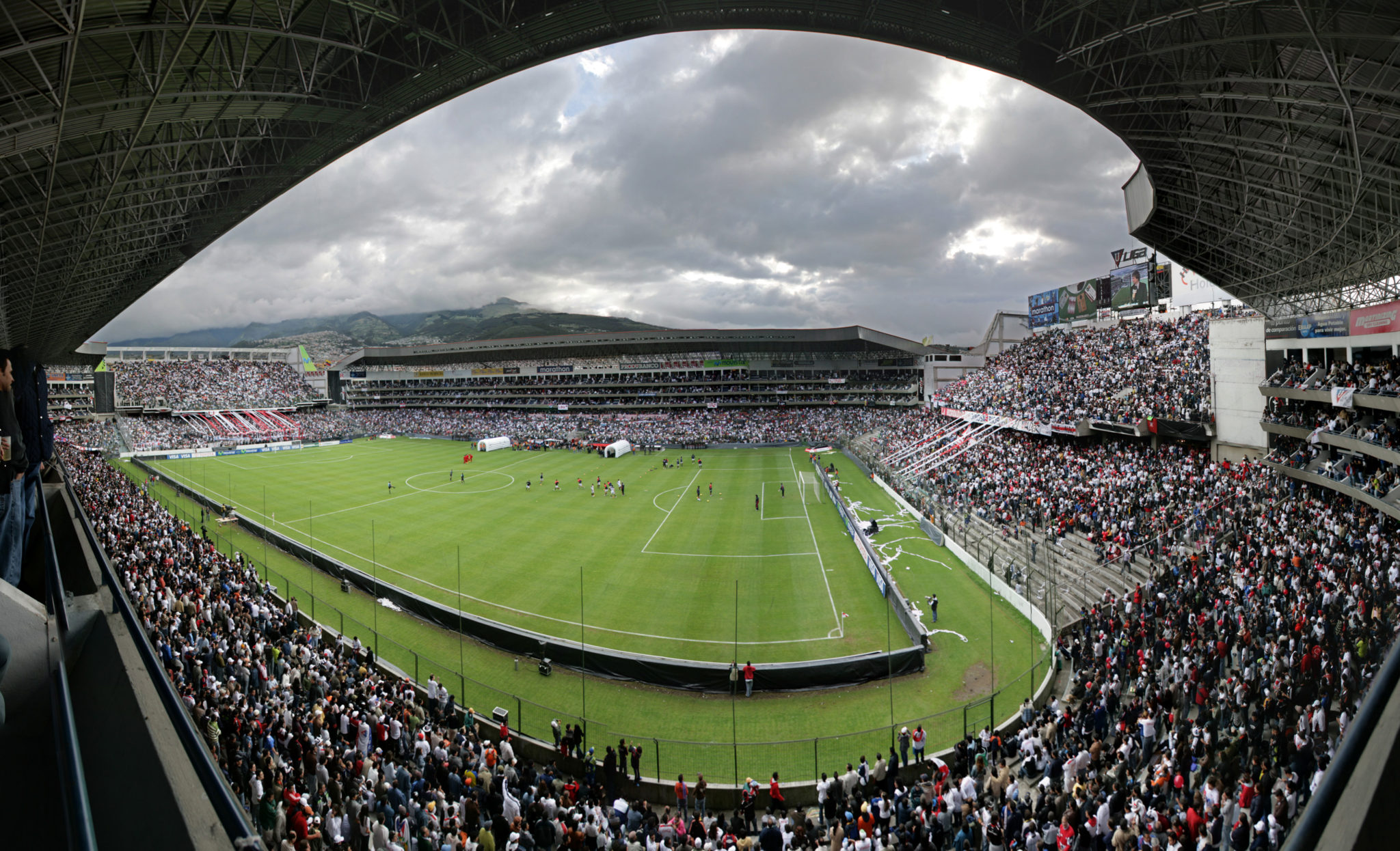 La Casa Blanca, el estadio de Liga de Quito. Uno de los estadios más grandes de Ecuador. 