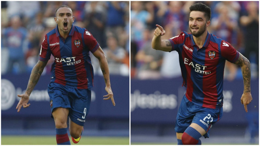 Jason y Roger, dos jugadores de la casa, que triunfan tras sus cesiones. Foto: laliga.es