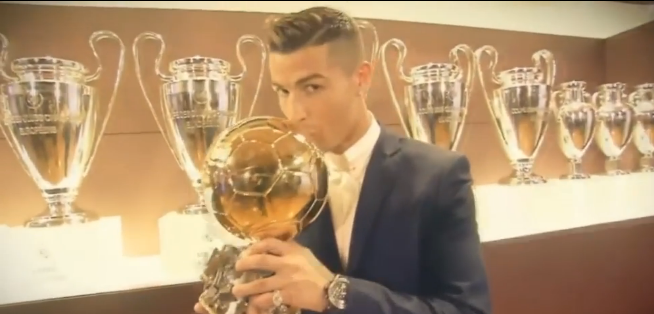 Cristiano volvió a ganar el Balón de Oro, el cuarto de su carrera. Foto: France football 