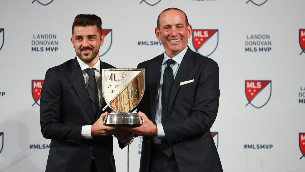 David Villa, el MVP de la MLS con 35 años. 