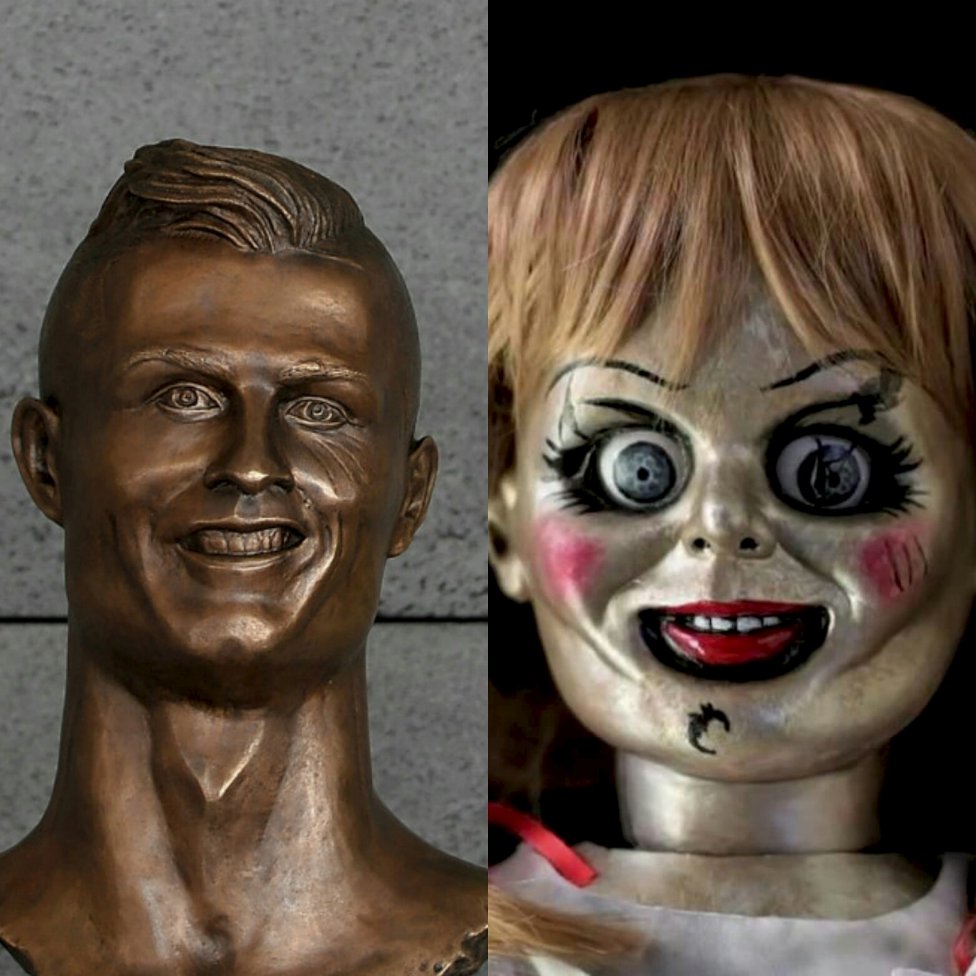 Os melhores memes sobre o busto de Cristiano Ronaldo 9 a meme estatua de CR 1