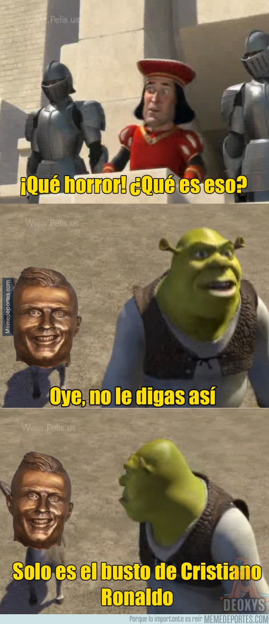 Os melhores memes sobre o busto de Cristiano Ronaldo2 a meme estatua de CR7