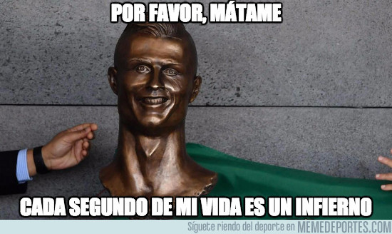 Os melhores memes sobre o busto de Cristiano Ronaldo 1 a meme estatua de CR8