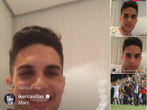 The funny pique between Bartra and Casillas in social networks