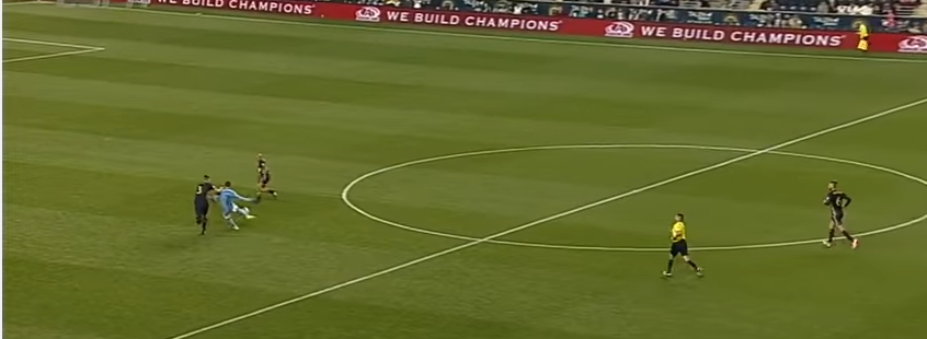 Spectacular goal by David Villa in MLS