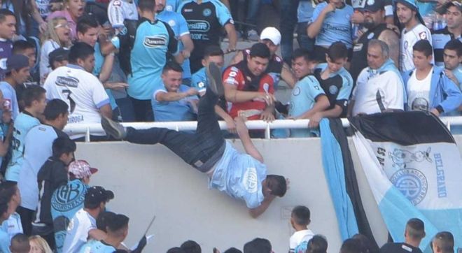 Belgrano dies swells who was thrown from the stands after recognizing the murderer of his brother