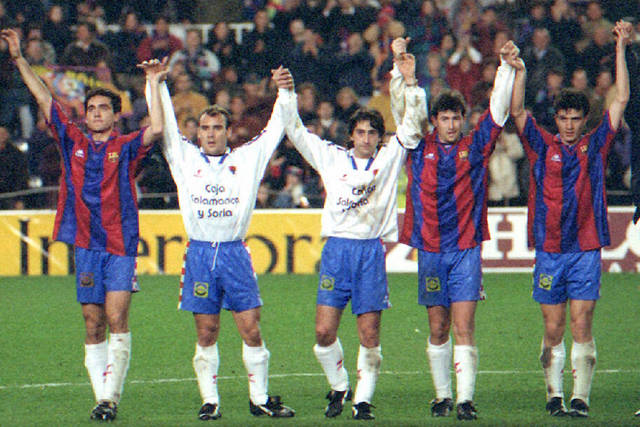 Numancia de Soria foi a revelação da Copa do Rei96 3 Numancia Copa del Rey de 1996
