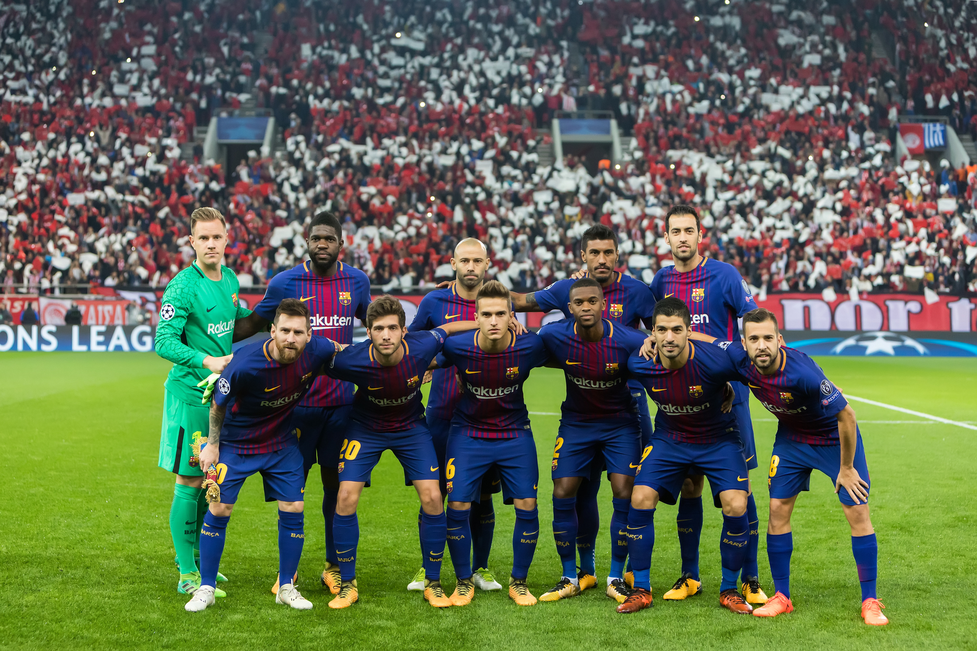 equipos que visten de azulgrana 