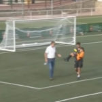 The nice gesture of sportsmanship seen in a game of Benjamins between Real Madrid and Sevilla