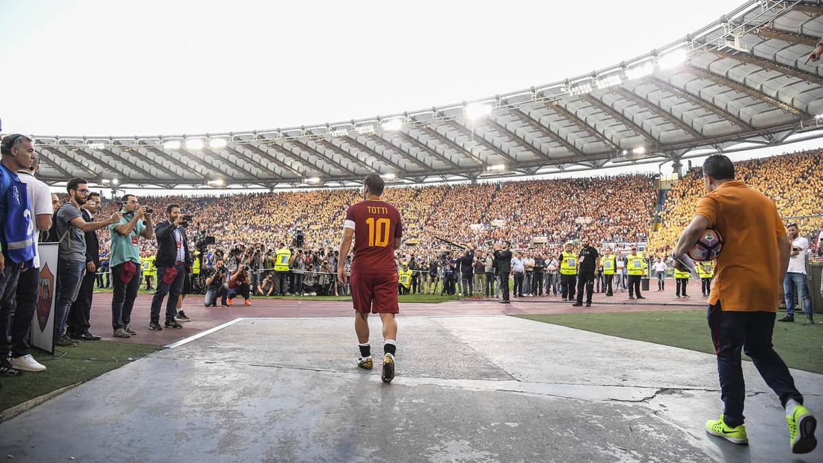 totti despedida