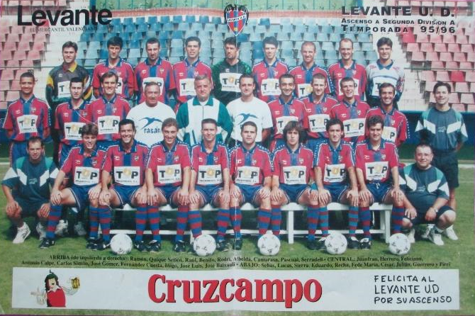 camiseta levante 95-96