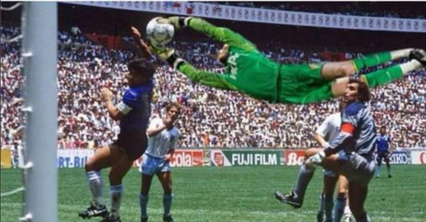 de gea la mano de dios
