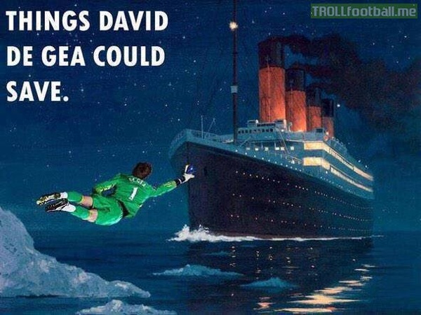 de gea salva el titanic trollfootball