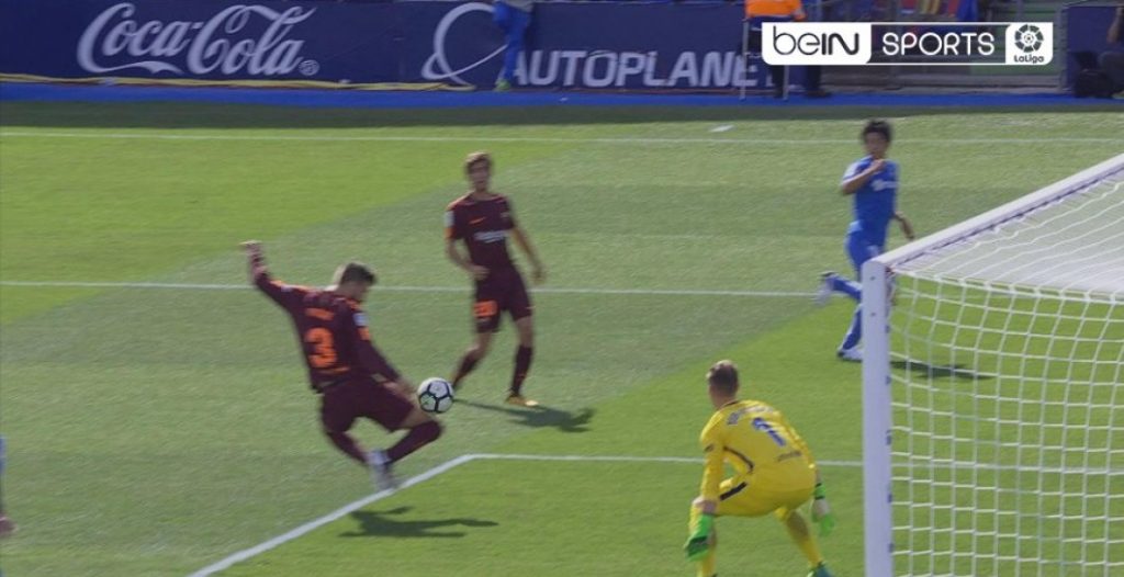 mano de pique ante getafe defensa central