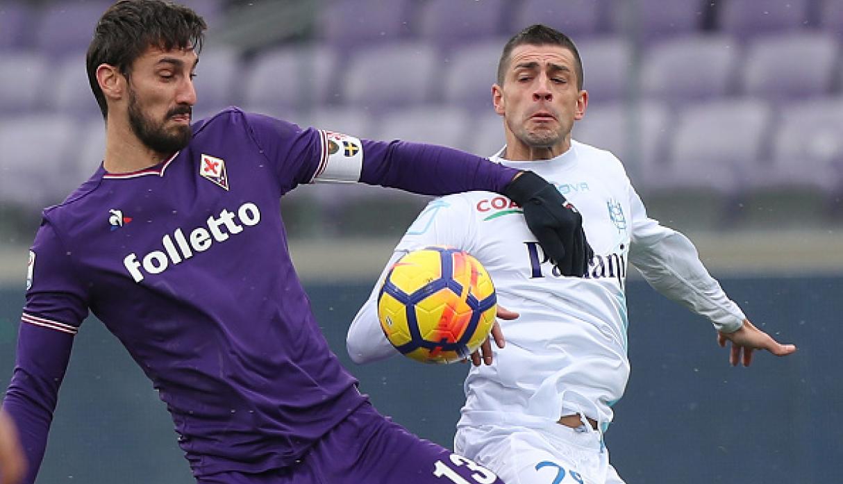 Seria A suspended the day after the death of captain Fiorentina, Davide Astori