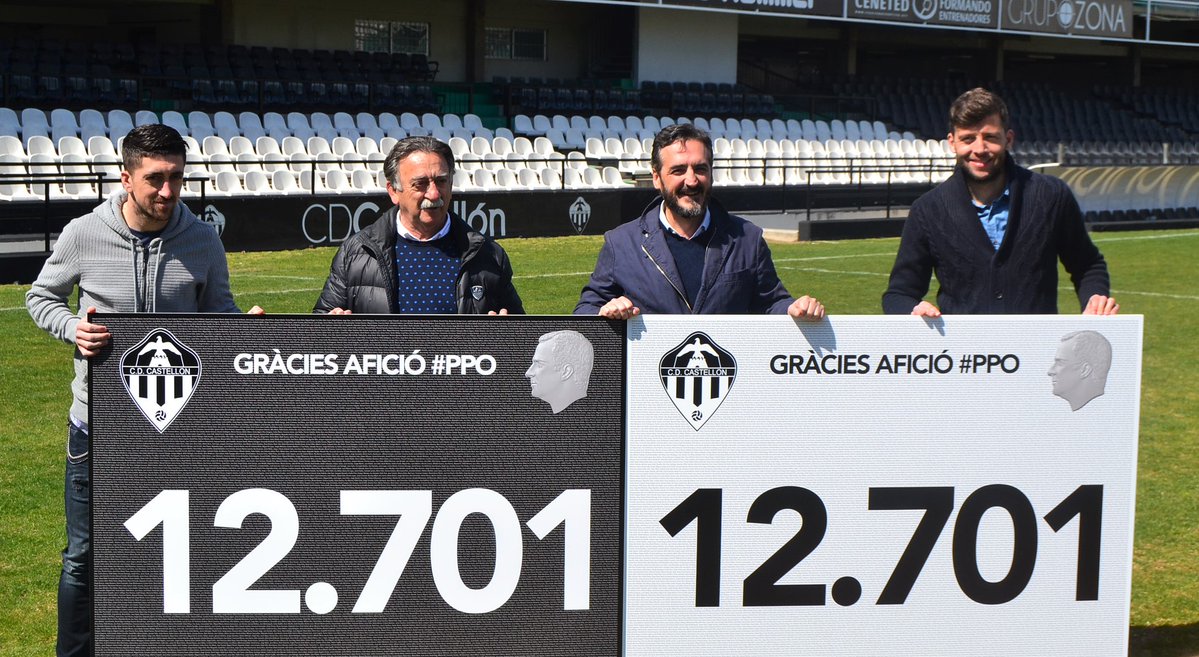 CD Castellón exceeds the record of subscribers in Third Division