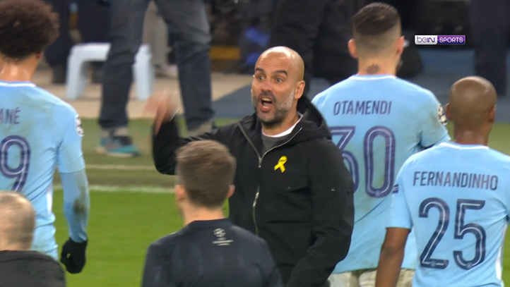 Pep Guardiola could be banned for three games after being sent off yesterday