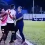 A player attacks their coach to be replaced