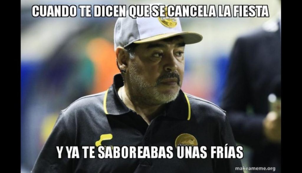 A meme Maradona 6 makeameme.org