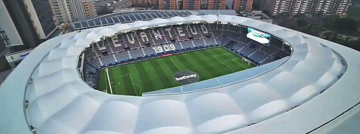 The dimensions of the stadiums in Spain