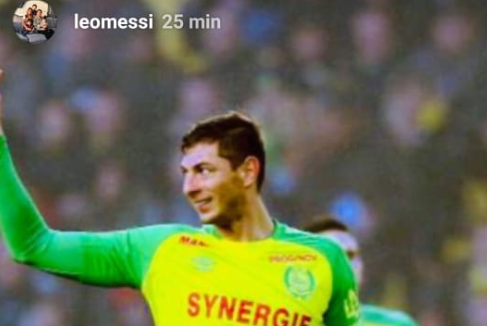 Messi calls on their networks that finding can not stop Emiliano Sala