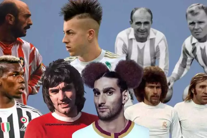 La evolución de los peinados de los futbolistas a lo largo de las décadas