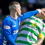 The rivalry between Rangers and Celtic ends in hands
