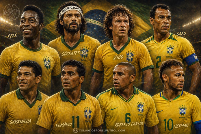 los mejores jugadores de la historia de Brasil
