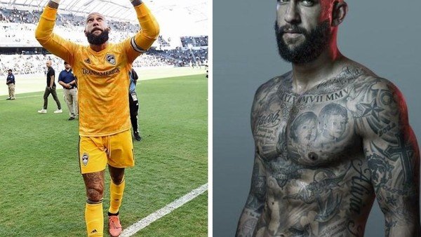 footballers with many tattoos 