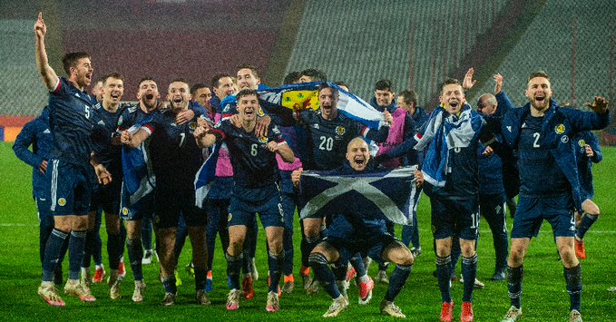 celebracion seleccion escocia