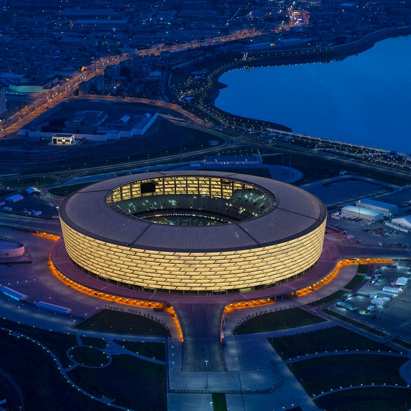the stadiums of the Euro 2020 