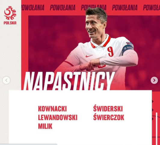 lista de convocados de Polonia Euro 2020
