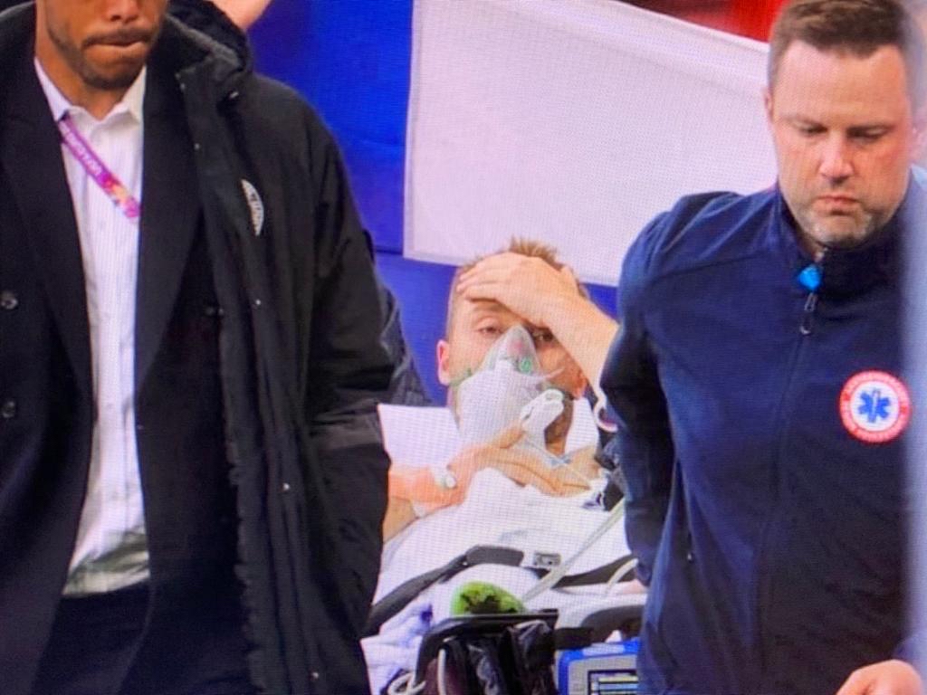 The image that gives hope about the state of health of Cristian Eriksen