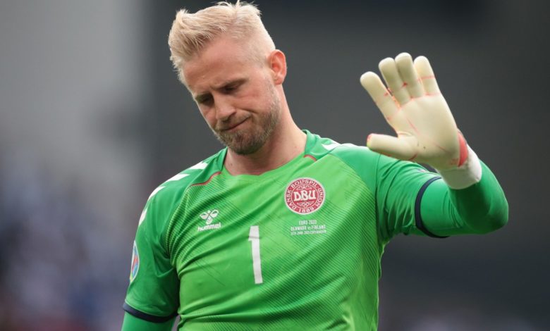 Kasper Schmeichel in the wake of his father Peter