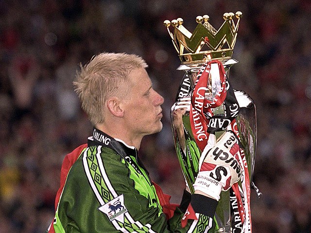 Kasper y Peter Schmeichel 