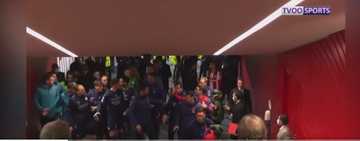 Atlético and City end up fighting in the locker room tunnelios 1 acaban a golpes