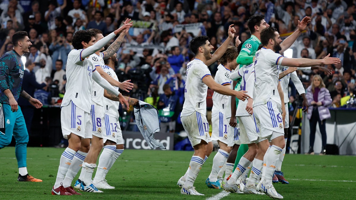 Real Madrid adds a new chapter to the epic comebacks in the Champions League