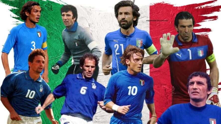 Los mejores jugadores italianos de la historia/ los mejores futbolistas de la historia de Italia