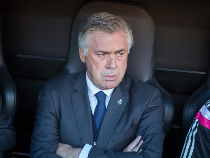 How many titles does Carlo Ancelotti have as coach?