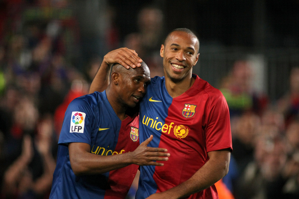 Thierry Henry en el Barcelona 